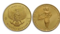 Uang Rupiah Khusus (URK) Seri 25 Tahun Kemerdekaan RI TE 1970 Pecahan Rp10.000. Tanggal pencabutan 30 Agustus 2021 Foto: Dok. Bank Indonesia