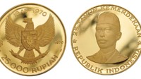 URK Seri 25 Tahun Kemerdekaan RI TE 1970 Pecahan Rp 25.000. Tanggal pencabutan 30 Agustus 2021.Foto: Dok. Bank Indonesia