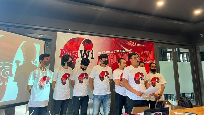 Muncul kelompok relawan pendukung duet Prabowo-Jokowi di Pilpres 2024 yang menamakan dirinya Prawi.