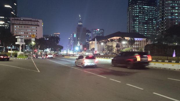 Demo tolak BBM naik di Patung Kuda, Jakpus, bubar
