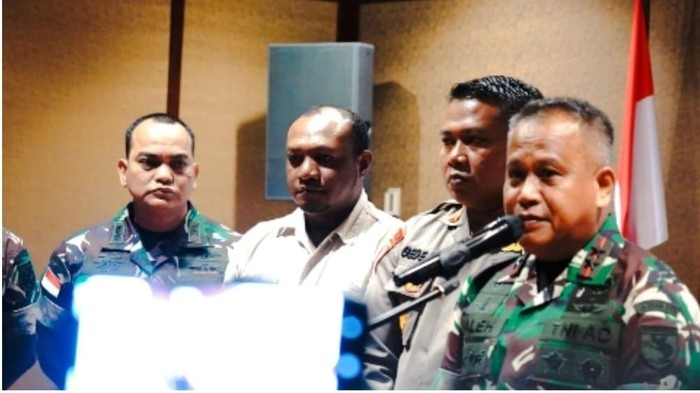 Enam orang prajurit TNI AD diduga terlibat pembunuhan dan mutilasi 4 orang warga di Mimika, Papua. Keenam oknum prajurit tersebut dijerat pasal berlapis. (dok Kodam Cenderawasih)