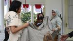 Saat Tenun Baduy Dipamerkan ke Ibu Negara Filipina di Istana Bogor