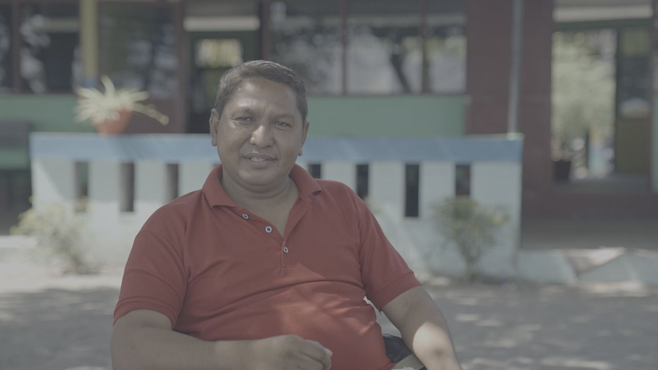 Ishak Marjon Boik, yang membangun resort pertama di Kota Kecil Wini, Kabupaten Timor Tengah Utara, Nusa Tenggara Timur.