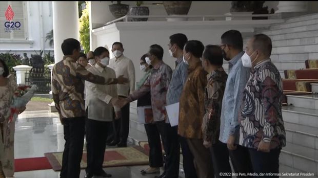 Jokowi sambut Marcos Jr di Istana Bogor (YouTube Sekretariat Presiden)
