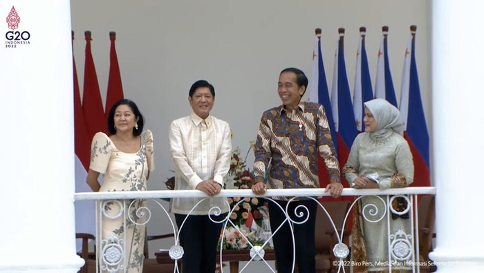 Jokowi sambut Marcos Jr di Istana Bogor (YouTube Sekretariat Presiden)