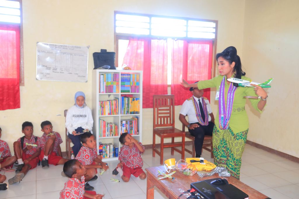 Kegiatan #BerbagiIlmuUntukIndonesia di SDN 2 Lelogama