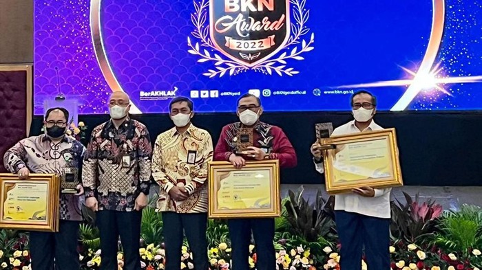 Kemenkumham Borong 2 Penghargaan di Ajang BKN Award Tahun 2022