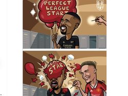 Meme Lucu Arsenal Akhirnya Keok di Tangan Setan Merah