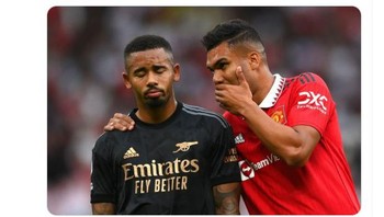 MU menang bro!!! Foto: Twitter