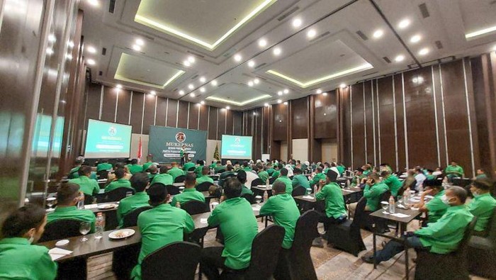 Musyawarah Kerja Nasional PPP di Serang, Banten, Minggu (4/9/2022). (ANTARA/HO-Humas Mukernas)