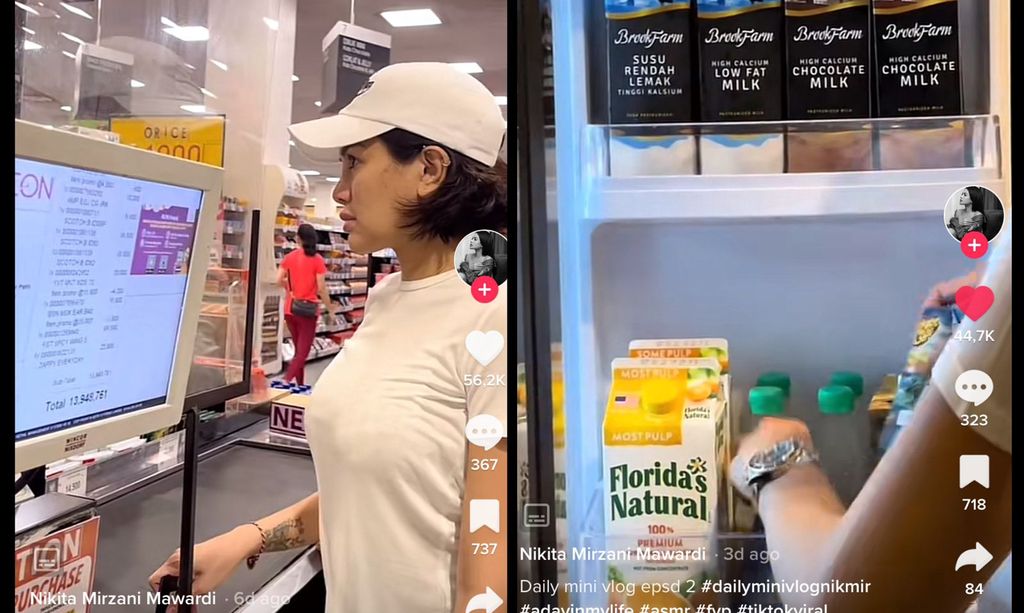 Nikita Mirzani Pamer Momen Isi Kulkas, Netizen: Itu Mah Minimarket