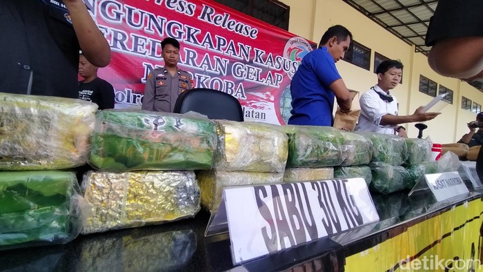 Pengungkapan kasus narkoba di Polres Lampung Selatan