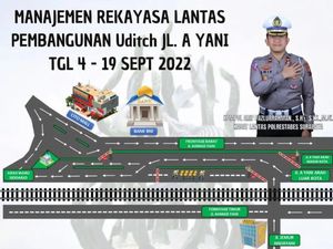 Awas Macet, Ini Rekayasa Lalin saat Pengerjaan Proyek U-Ditch di Ahmad Yani