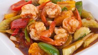 Resep Udang Asam Manis Pedas ala Warung Tenda Seafood