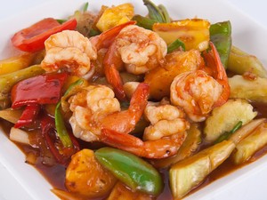 Resep Udang Asam Manis Pedas ala Warung Tenda Seafood