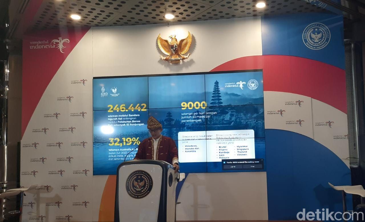 Sandia Uno dalam Weekly Press Briefing