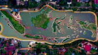 Taman Mini Indonesia Indah (TMII) akan buka 24 jam di hari menjelang pergantian tahun dan di malam Tahun Baru 2023 pada Sabtu 31 Desember 2022. Dok. Brantas Abipraya