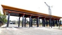 Gerbang TMII zaman now Foto: Rengga Sancaya/detikcom