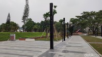 TMII zaman now, jalanan lebih nyaman untuk pejalan kaki Foto: Ahmad Masaul Khoiri/detikcom