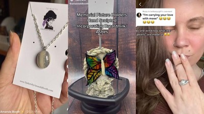 Penampakan Aksesoris Terbuat dari ASI, Air Mani, hingga Abu Mayat