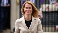 PM Estonia saat ini juga dijabat oleh seorang perempuan yakni Kaja Kallas. Kallas menjadi PM wanita pertama di Estonia. Kallas menjabat sejak Januari 2021 lalu. Ayahnya Siim Kallas adalah perdana menteri dari 2002-2004. (Leon Neal/Getty Images)  