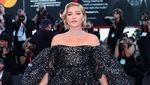 Florence Pugh Anggun dengan Gaun Gemerlap-Transparan