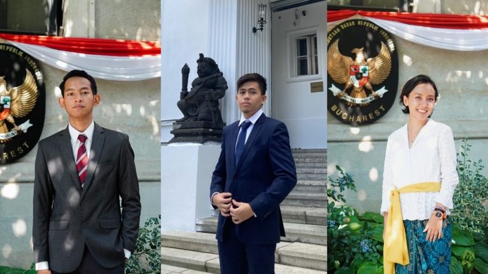 3 Mahasiswa Unair Magang di KBRI Rumania dan Republik Ceko