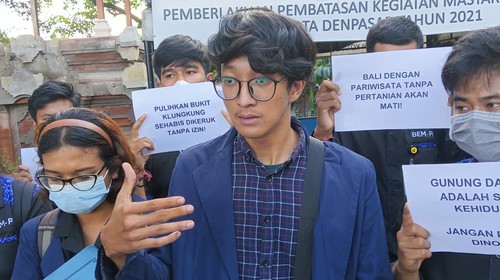 Aliansi BEM se-Bali Kecewa Gubernur Rendahkan Mahasiswa saat audiensi, Selasa (6/9/2022).