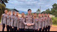 Ipda Dendi Eriyan merupakan pria kelahiran Palembang, Sumatera Selatan pada 28 Mei 1999. Dia merupakan anak kedua dari tiga bersaudara. (Foto: Pool).