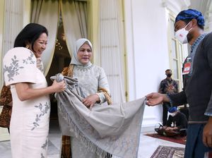 Super Istimewa! Tenun Badui Jadi Oleh-oleh untuk Ibu Negara Filipina