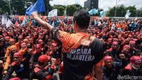 Ada Demo Buruh, Simak Rekayasa Lalin Di Sekitar Patung Kuda-Gedung DPR ...