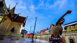 Melihat Petarung Amatir Unjuk Kemampuan di Kuil Thailand