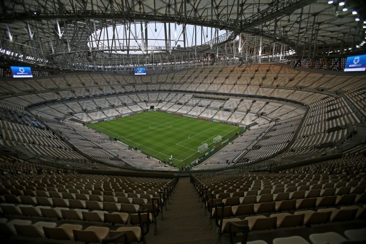Piala Dunia 2022 Qatar Super Ketat: Ada 250 Ribu CCTV! (Foto: Mustafa Abumunes/AFP/Getty Images)