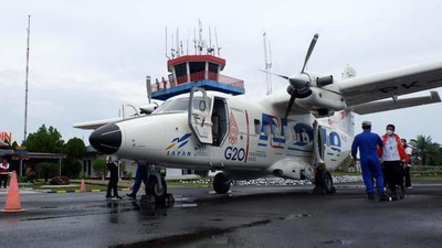 Pesawat N219 Mejeng di Belitung, Ada Apa Nih?