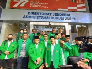 PPP Serahkan Berkas Pergantian Ketum Baru ke Kemenkumham