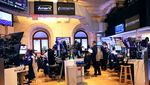 Foto Presiden Ukraina Buka Perdagangan Bursa New York