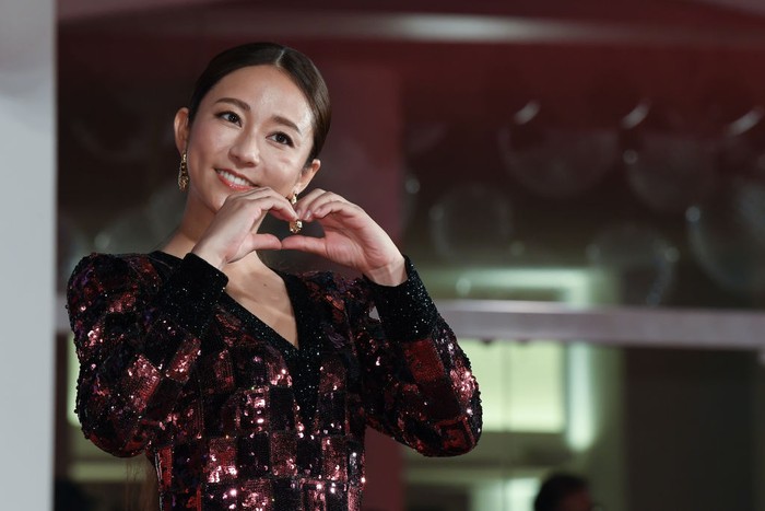 Japanese actress Fumino Kimura at the 79 Venice International Film Festival 2022. Love life Red carpet. Venice (Italy), September 5th, 2022 (Photo by Marilla Sicilia/Archivio Marilla Sicilia/Mondadori Portfolio via Getty Images)