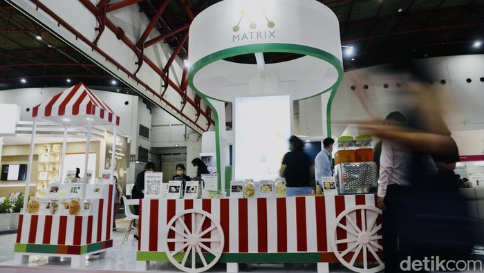 Pameran bahan baku makanan dan minuman terkemuka Food Ingredients Asia (Fi Asia) 2022 resmi digelar di JIExpo Kemayoran, Jakarta, Rabu (07/9/2022).