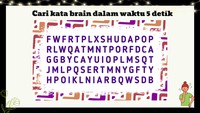 Cari kata brain dalam waktu 5 detik.