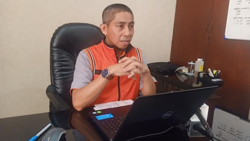 Eksekutif General Manager PT Pos Indonesia area Bali, Nandi Hidayat.