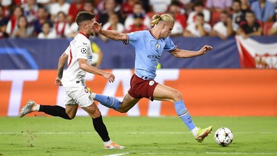 Haaland Menggila, Manchester City Bantai Sevilla di Liga Champions