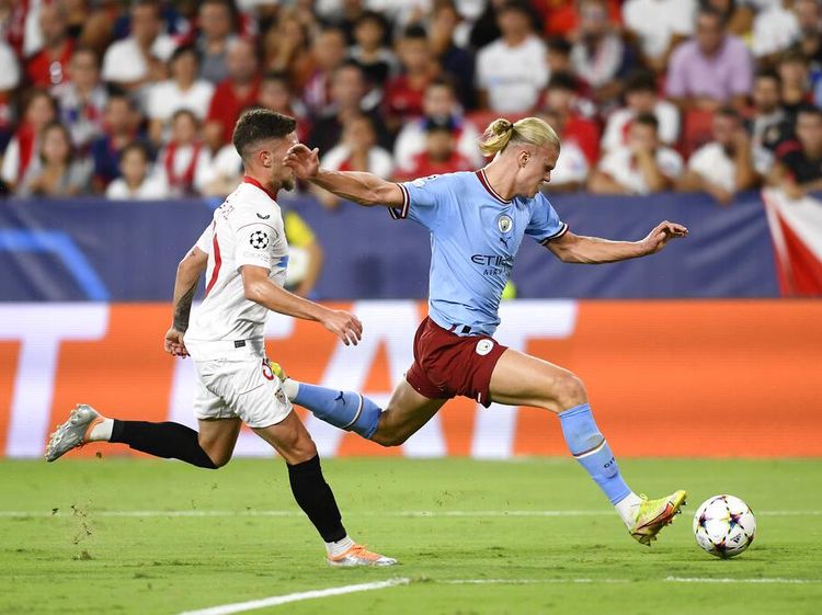 Haaland Menggila, Manchester City Bantai Sevilla di Liga Champions