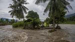 Parahnya Banjir di Sigi Sulteng, Jembatan Putus-Puluhan Warga Ngungsi