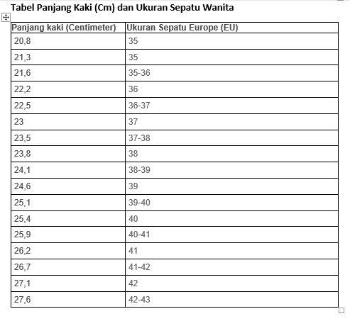 Konversi Ukuran Sepatu US ke Indonesia, Lengkap Banget!