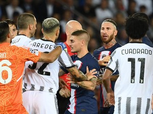 Ramos-Paredes Ribut di Laga PSG Vs Juventus, Pekan Lalu Masih Setim