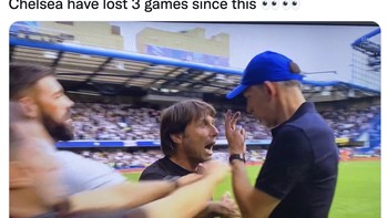 Chelsea terus kalah setelah Tuchel bertengkar dengan Conte beberapa waktu silam. Foto: Twitter