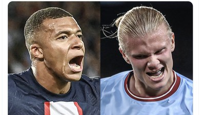 Fans di Twitter: Lupakan Messi-Ronaldo, Ini Era Mbappe-Haaland