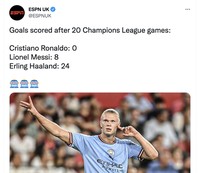 Meme Mbappe dan Haaland