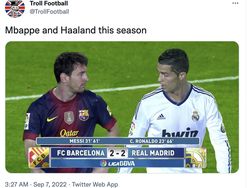 Fans di Twitter: Lupakan Messi-Ronaldo, Ini Era Mbappe-Haaland