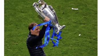 Terima kasih untuk segalanya, tulis fans Chelsea ini. Foto: Twitter